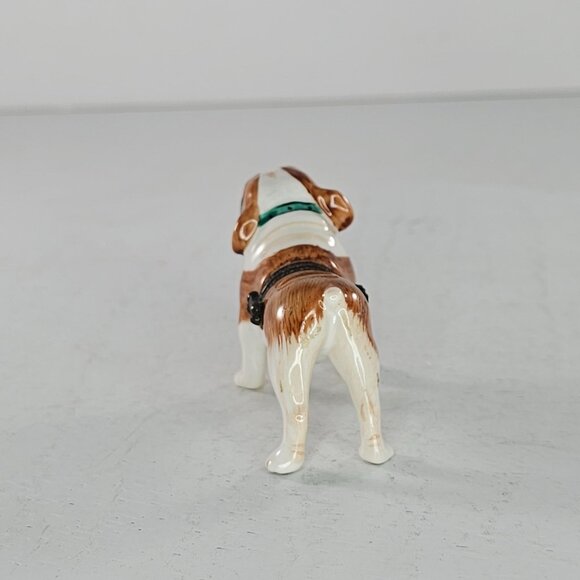 Vintage Studio USA Porcelain Bulldog Trinket Box With Bone - Picture 5 of 8